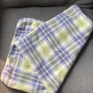 Pendleton flannel blanket plaid